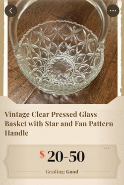 Vintage L.E. Smith Clear Glass Moon & Stars Bowls and Dishes