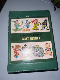 VTG The Wonderful Worlds of Walt Disney 4 Book Boxed Set