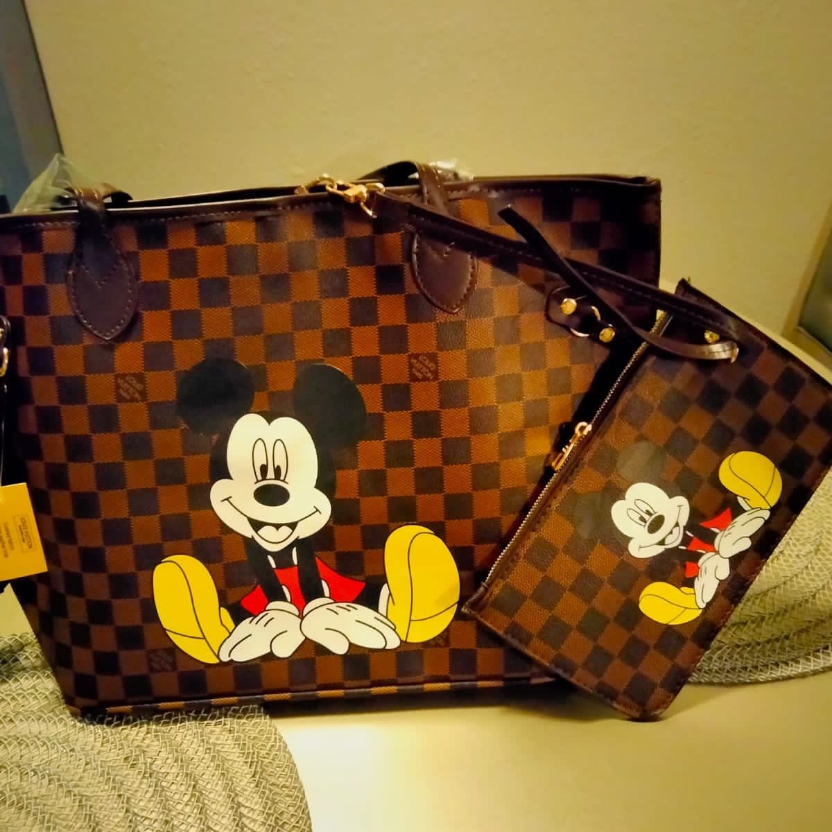 mickey mouse lv bag