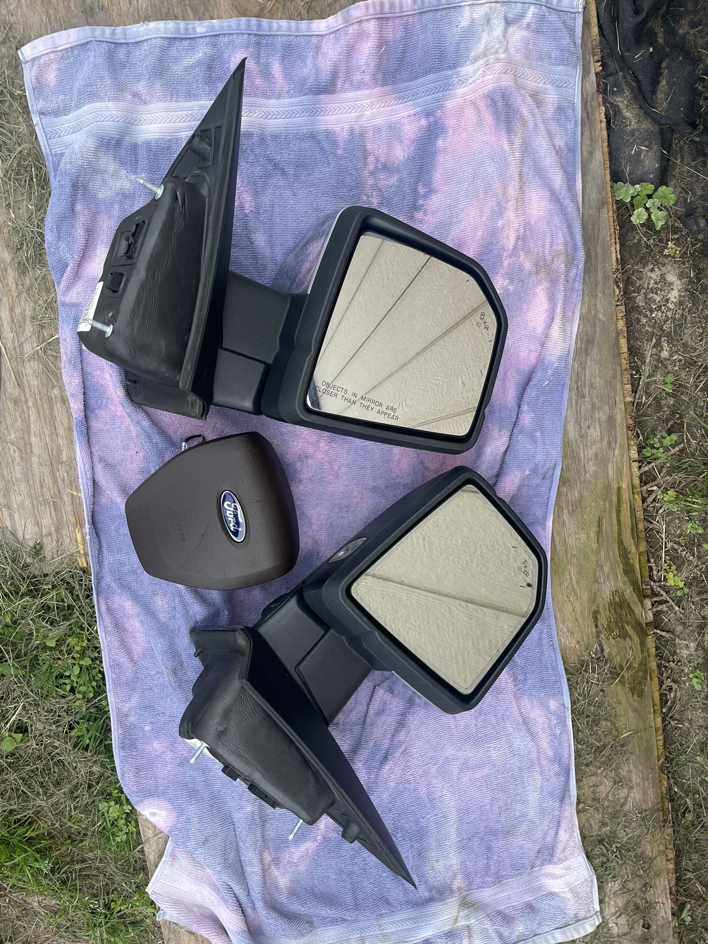 2018 Ford Platinum F-150 Side Mirrors And Steering Wheel Truck Parts 