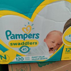 Pampers Swaddles Newborn 120 Count