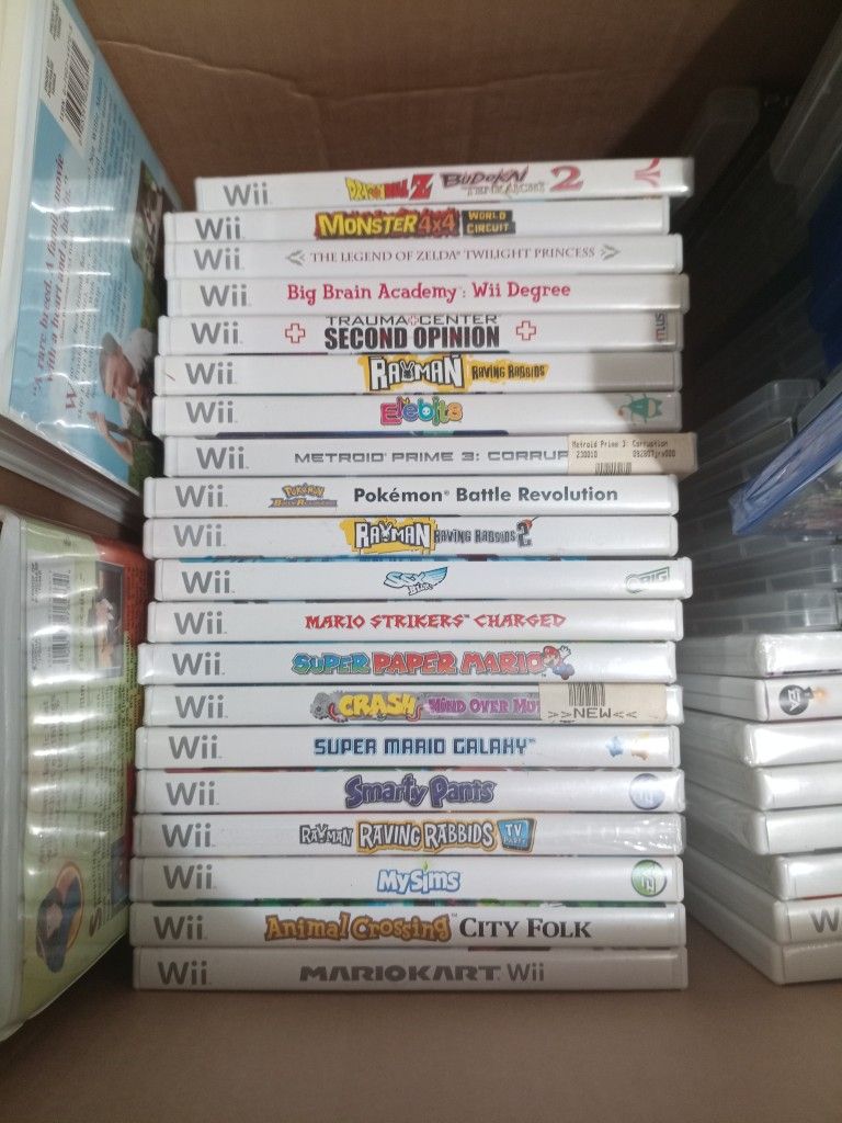 Bulk Lot 26 New Nintendo Wii Games