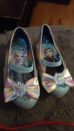 Size 7 toddler shoes frozen heels