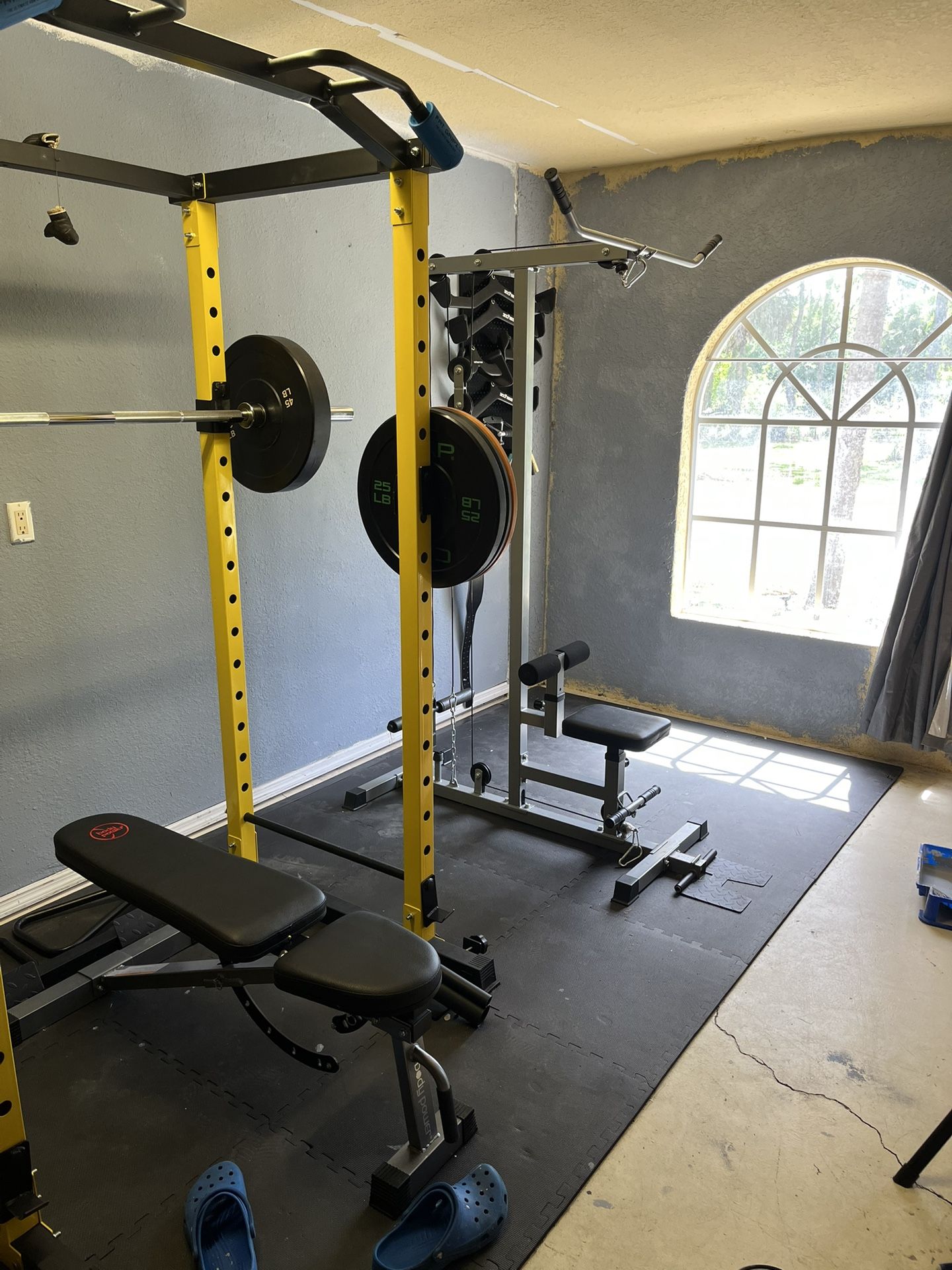 It’s The Grey Pull-down/row Machine