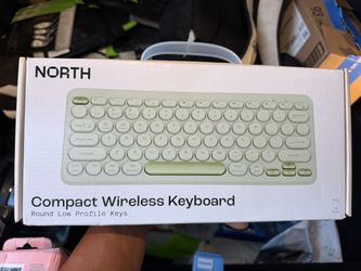 North Compact Wireless Keyboard, New, Damaged Box