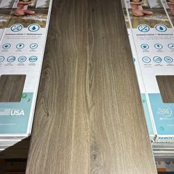 Vinyl Flooring Dark Chocolate Walnut 20 MIL Waterproof Click Lock