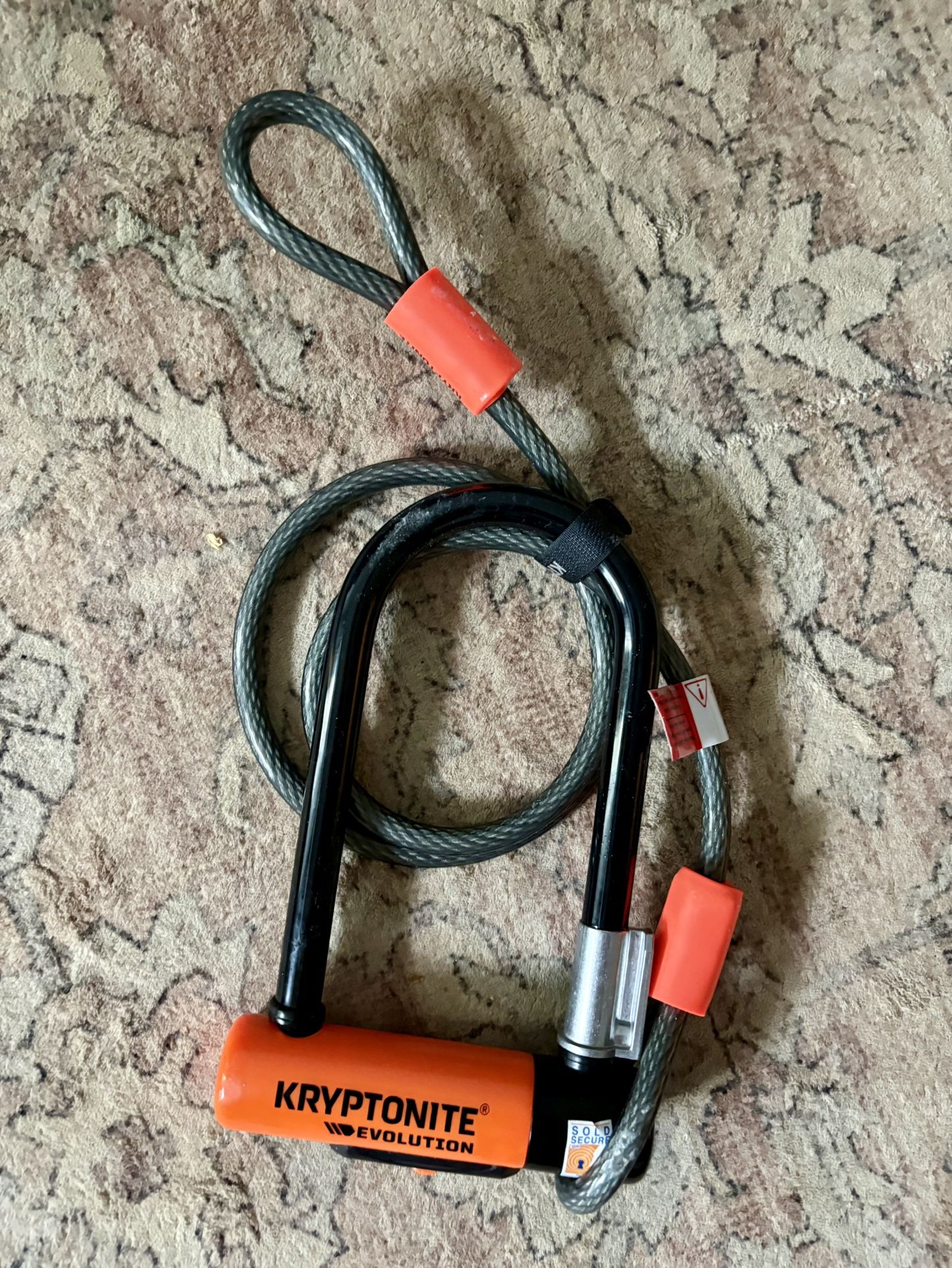 Kryptonite New-U Evolution Mini-7 U-Lock with 4' Flex Cable