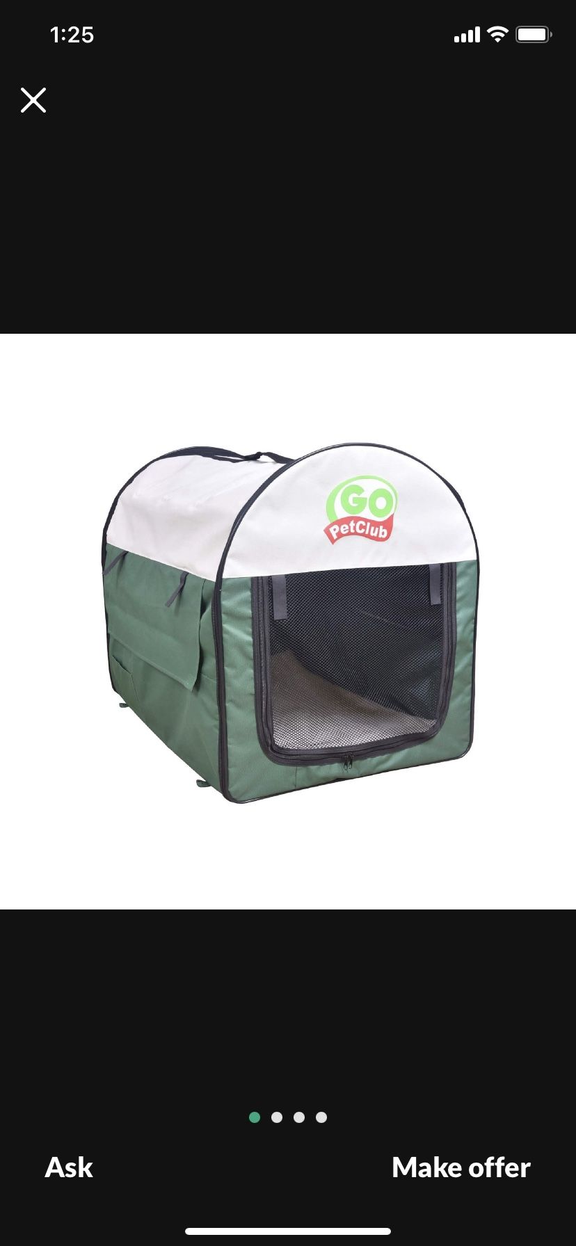 Go Pet Club Soft Dog Crate - Large