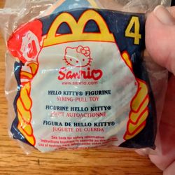 HELLO KITTY McDONALDS HAPPY MEAL TOY 2000 NEW UNOPENED