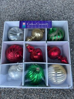 Oversized Christmas Ornaments