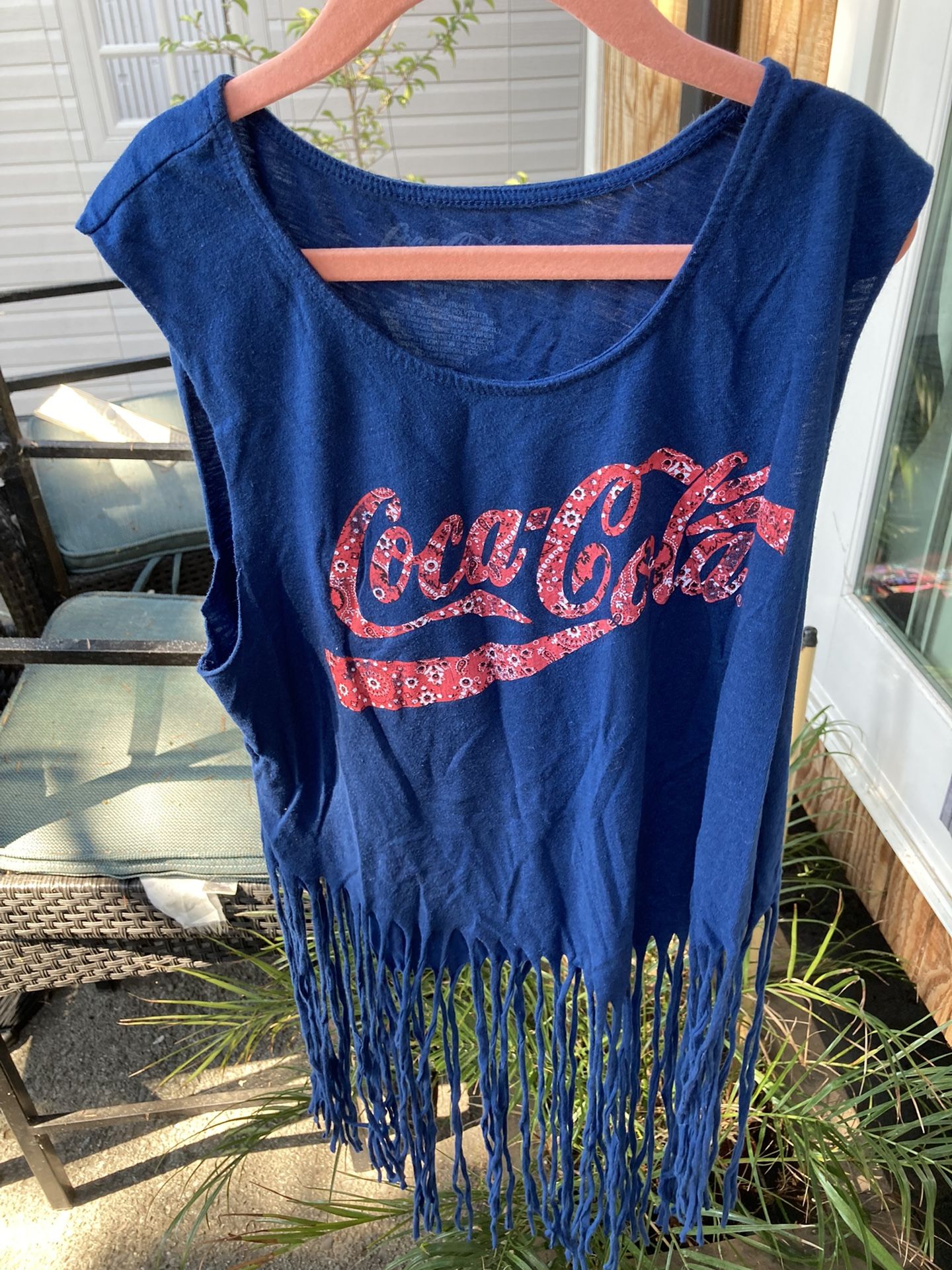 Coca Cola Fringe Top