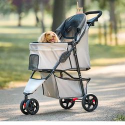 New Foldable Pet Stroller/Carrier cat dog puppy 