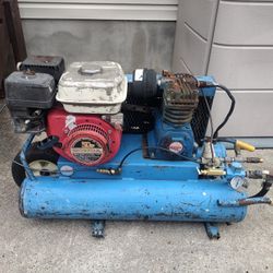 EMGLO GAS AIR COMPRESSOR.. POWERED BY HONDA