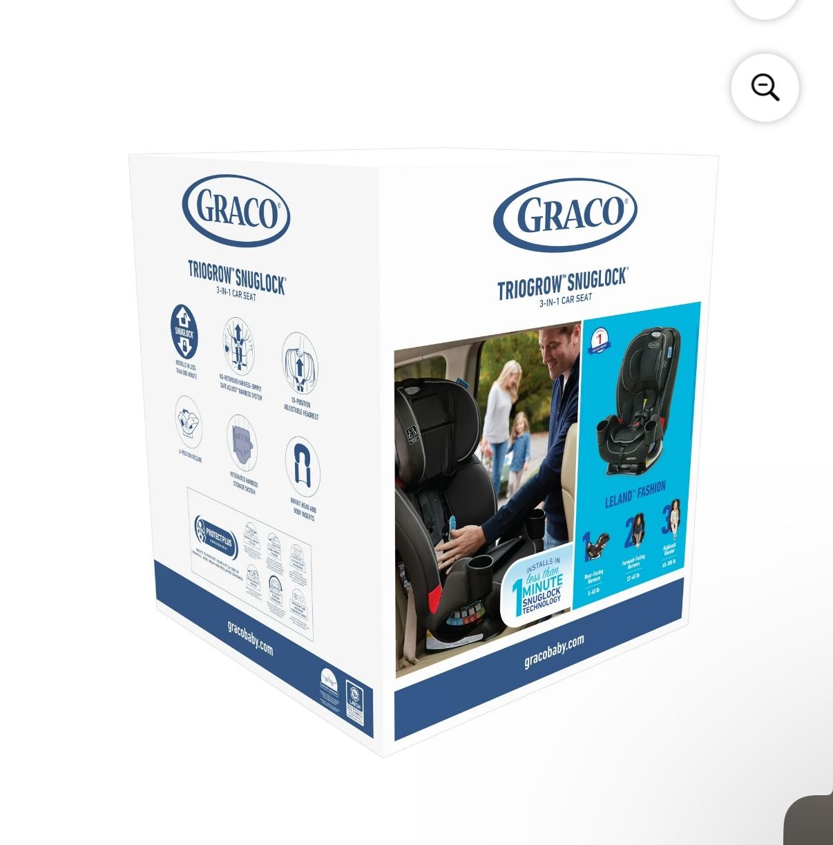 Graco TrioGrow SnugLock 3in1 Car Seat Leland 1 Count 