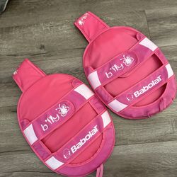 Babolat B'Fly tennis racket covers.