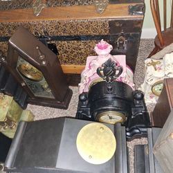 Antique Clocks On All B.O.  Please Make Any OfferAmerican' German' French
And many more