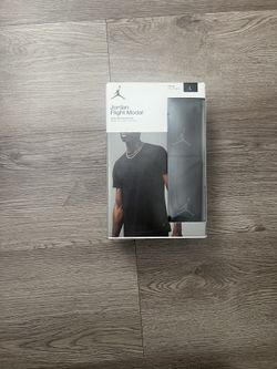 Jordan Flight Modal Crew Neck Undershirt Black 2 Pack Size Large NEW