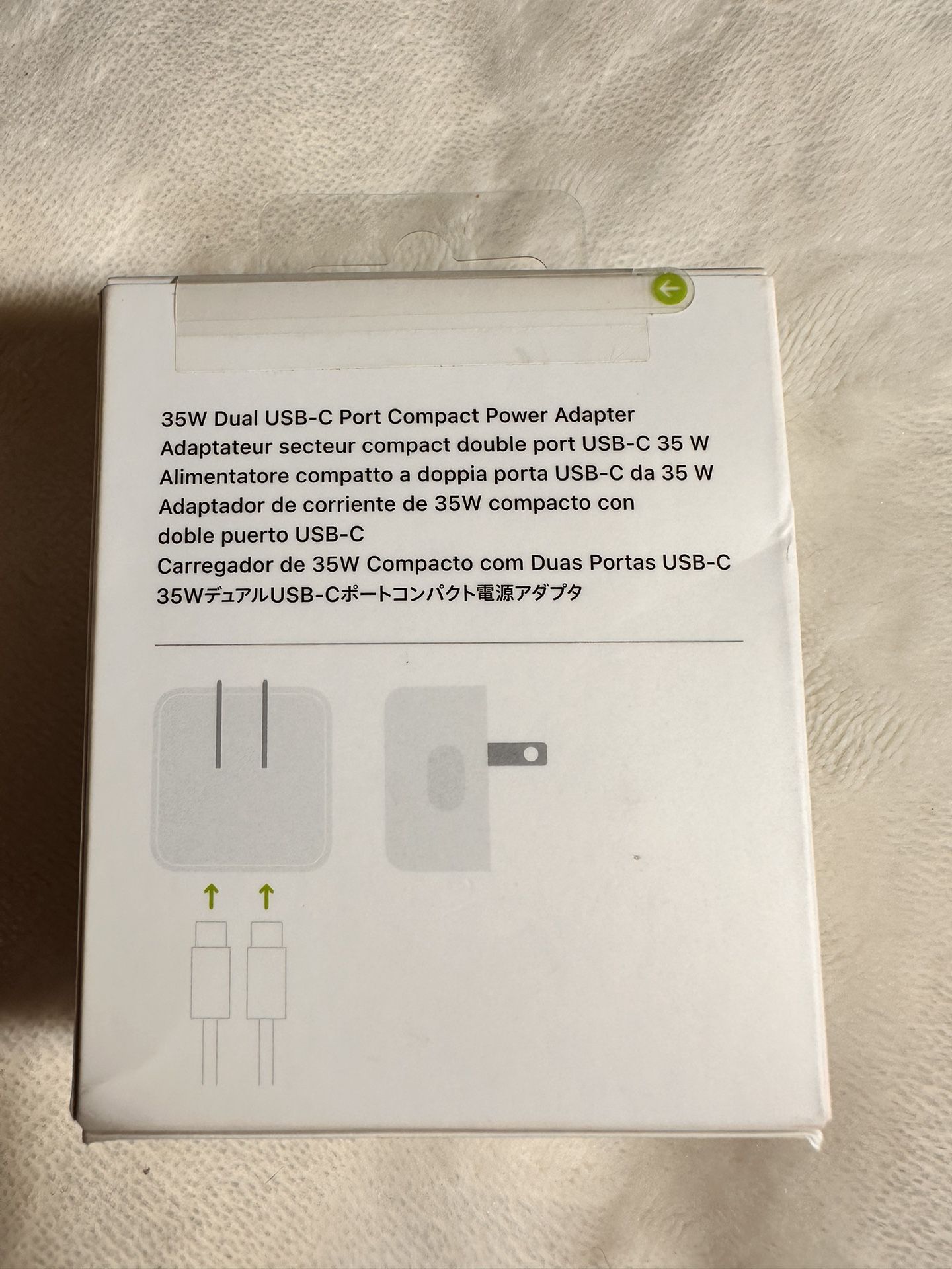 Apple Adaptateur secteur double port USB-C 35W - Accessoires