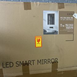 Color Light Memory Illuminated Dimmable LED Anti Fog Makeup Bathroom Vanity Mirror