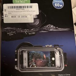 Diving Mobile Phone Housing For iPhone 6/7/8 Plus/XS Max Waterproof 60M Case