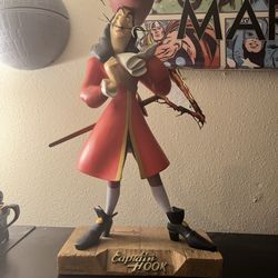 Disney Captain Hook Big Fig Statue New In Box 