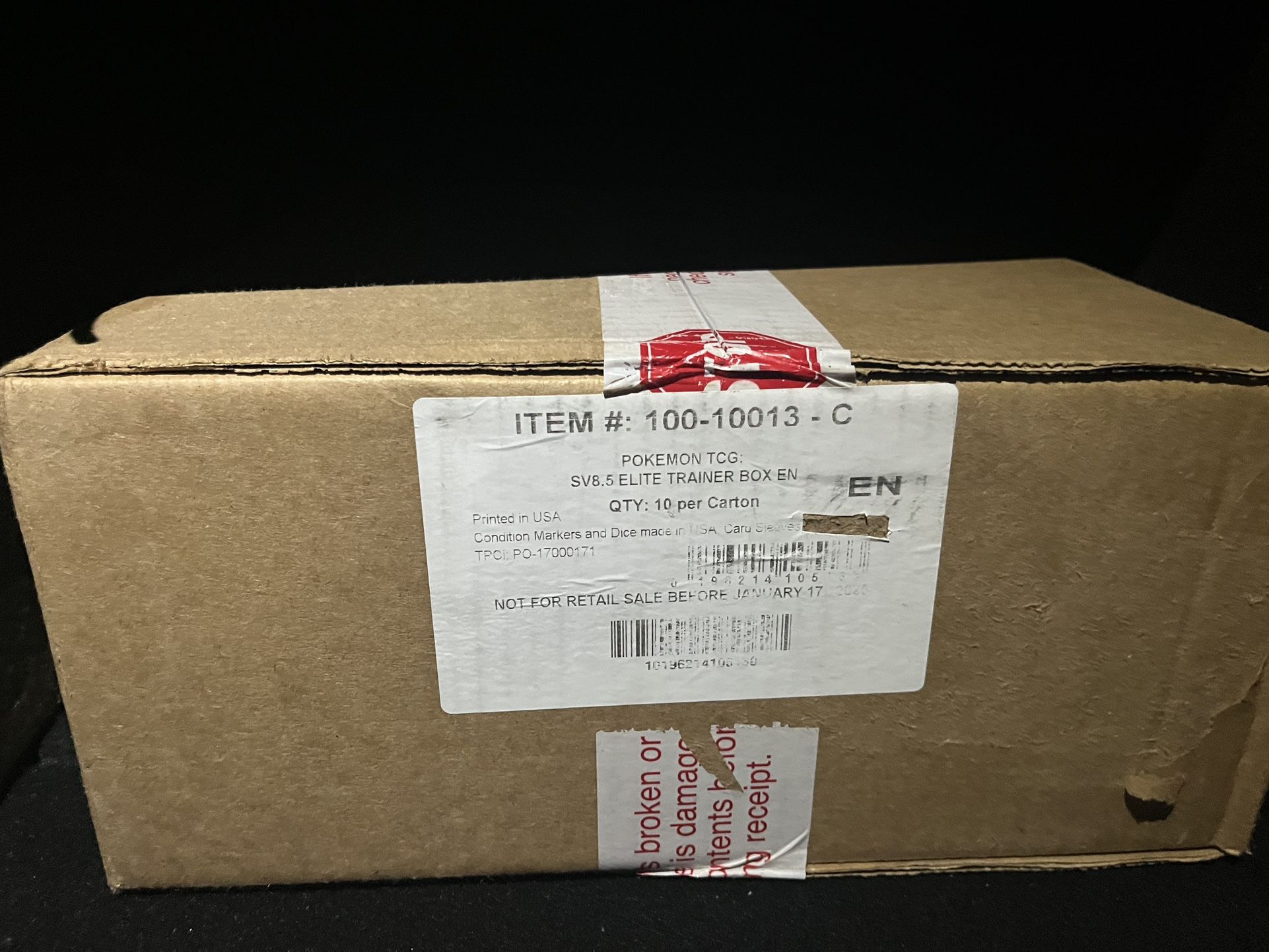 Pokemon Prismatic ETB Sealed Case