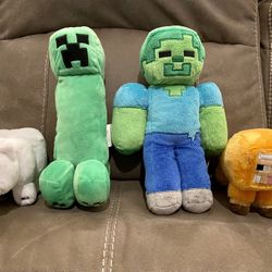 Minecraft Plush Dolls