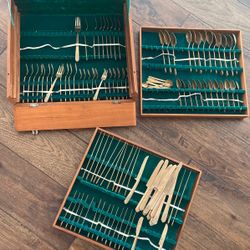Solid Bronze Flatware- Vintage