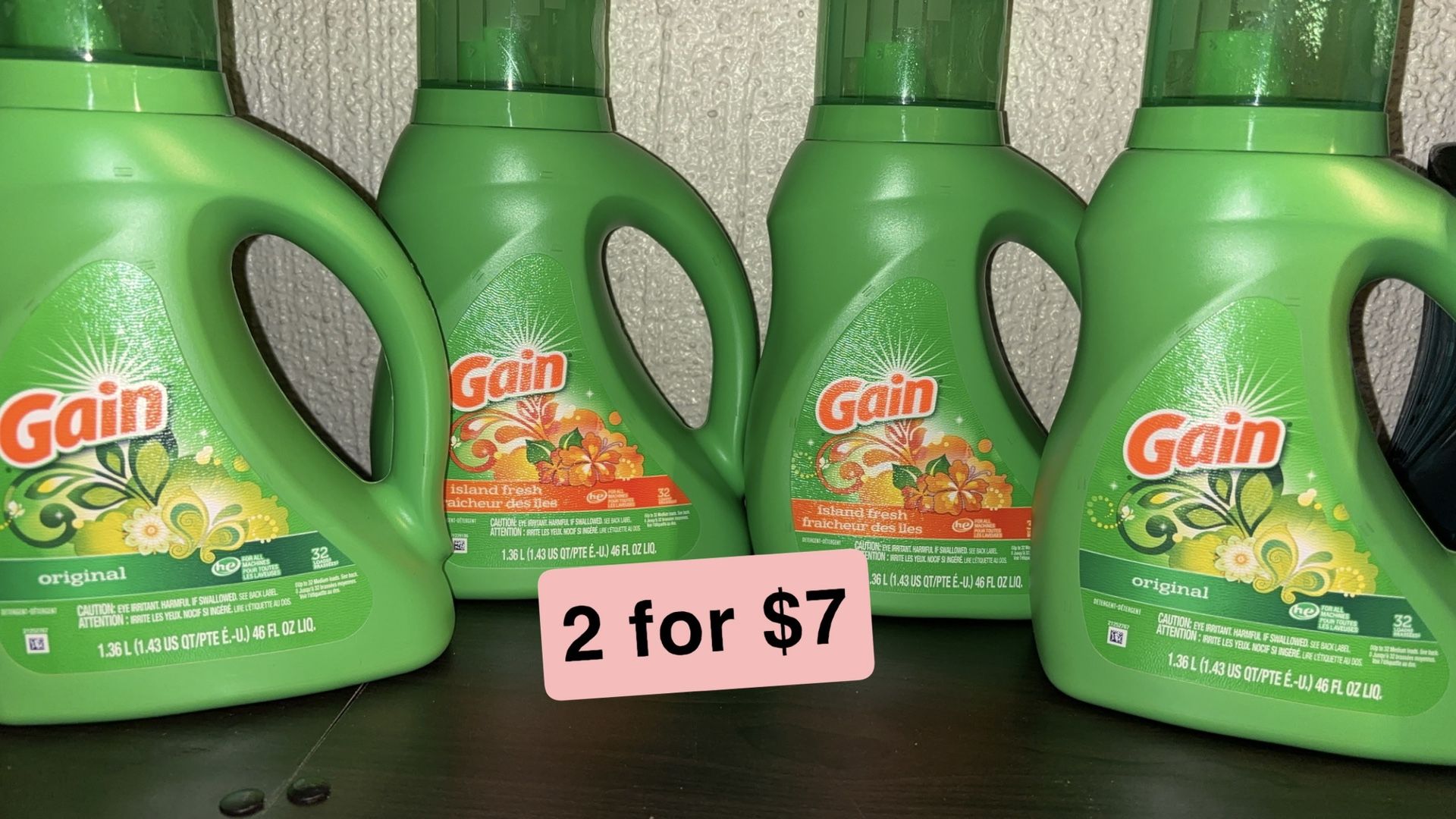 Gain Detergent 46oz