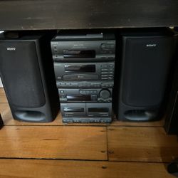 VINTAGE 1993 SONY STEREO CASSETTE DECK AMPLIFIER MODEL NO. DXA-C70