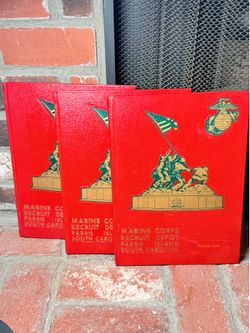Three Marine Corps Recruit Depot Yearbook Parris Island Platoon 2029 Books