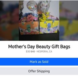 Mother's Day Beauty Gift Bags