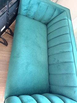Green couch