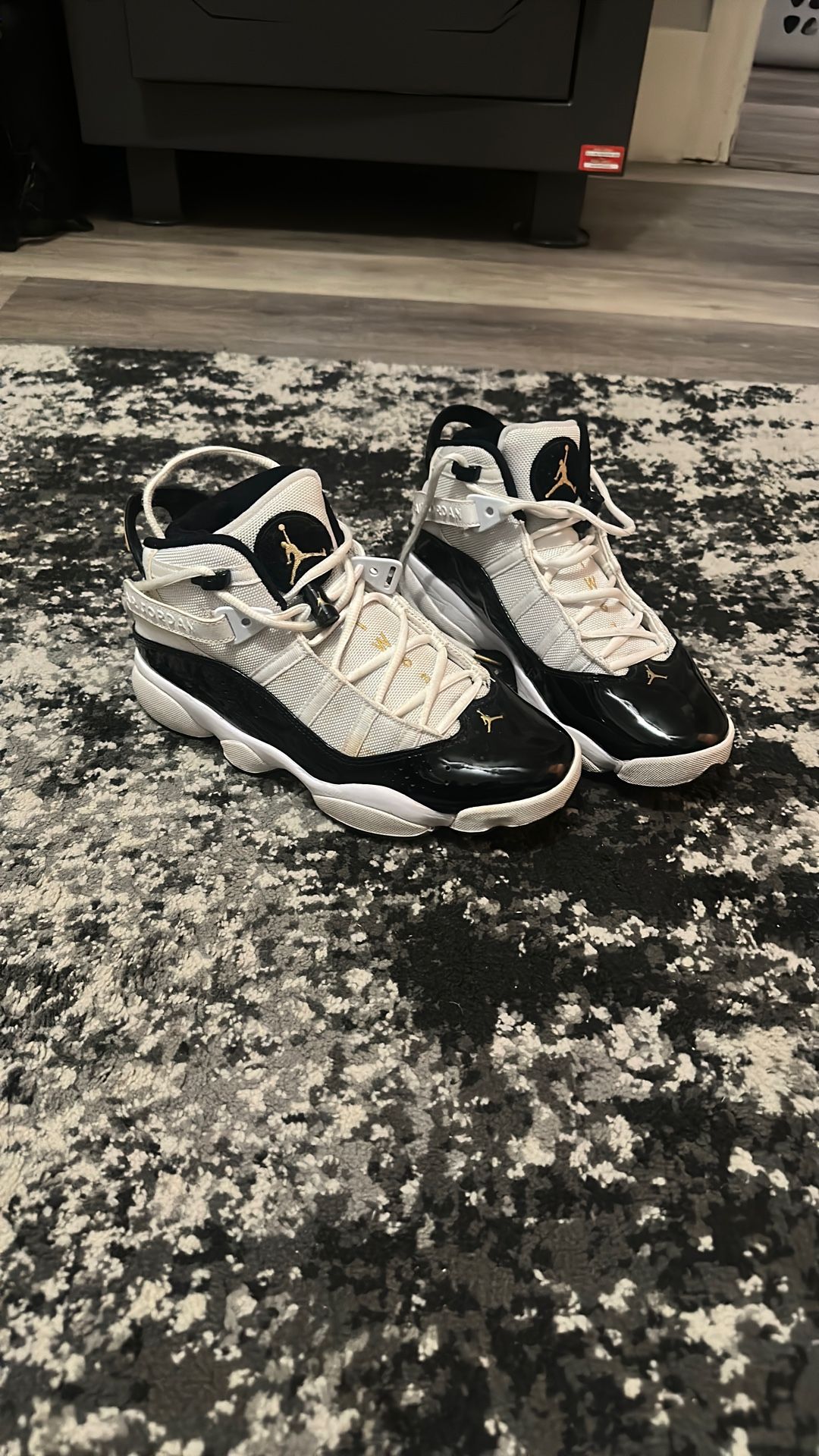 Jordan 6 rings. Very good condition. Size 8