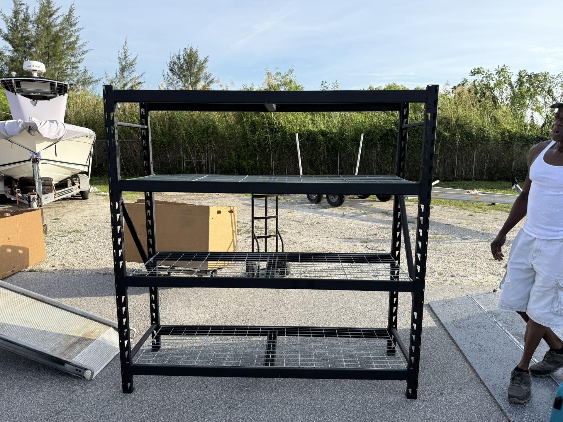 2 Heavy Duty Garage Shelving
