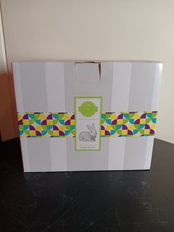 Scentsy Hoppy Happy Easter White Bunny Rabbit Wax Warmer New Open Box RETIRED