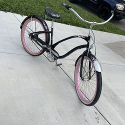 Electra Bicycle Betty Pink Flames 