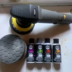 Polisher , Chemical Guys Random Orbital Kit 