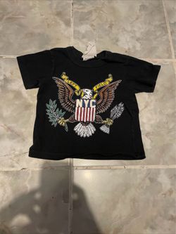 Left Field NYC Eagle Baby Toddler T-Shirt SZ 2T 2 YRS Graphic Tee