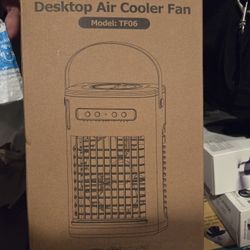 Mini Air Conditioner, Portable Air Conditioners w/Remote, Auto- off Timer, 5400mAh Built-in Battery,1.2L Water Tank & 2 Ice Boxes, Evaporative Air Coo