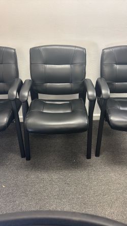 Black Leather Office Chair