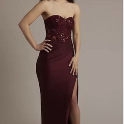 Gorgeous Wine Prom/Event Dress