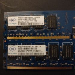 Nanya 2GbX8 Pc2 6400u-13-E1.800