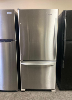 Whirlpool Stainless Steel Bottom Freezer Fridge - Great Condition, EnergyStar