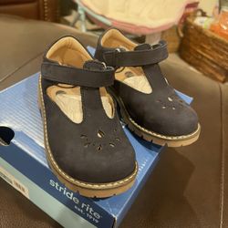 Stride Rite Blue Navy Blue Mary Jane Dress Shoe 