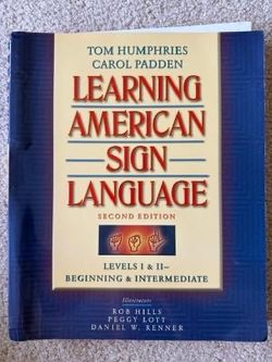 AMERICAN SIGN LANGUAGE WORKBOOK (NEW-NEVER USED) NO MARKING ON PAGES ($20.00)