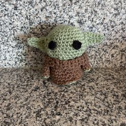 Handmade Crochet Baby Yoda