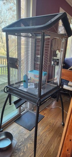 Large Bird Cage with Stand