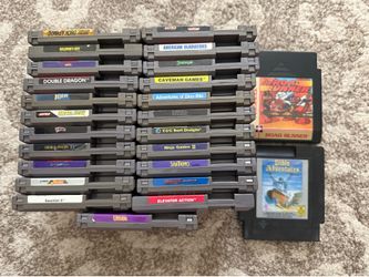 Nintendo nes games 15 each