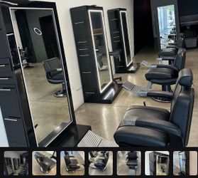 Luxury Salon Chair & Styling Station – Pristine Condition